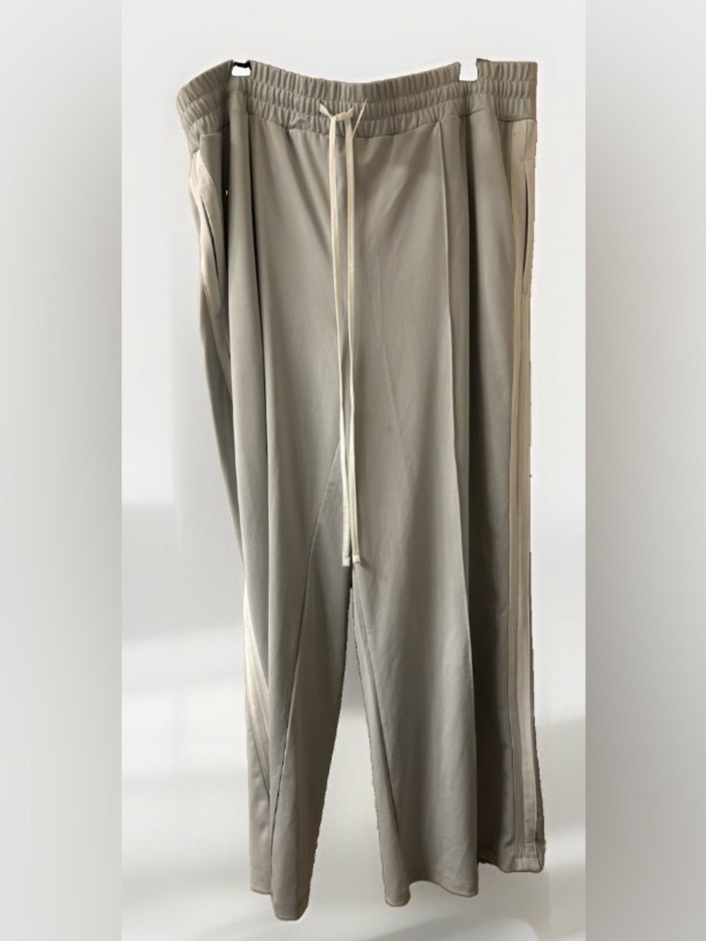 NWT Anthropologie Daily Practice Side Stripe Track Pants XL Gray Athleisure
